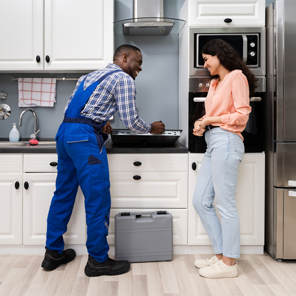 what kind of warranty do you offer on your cooktop repair services in Hadley
